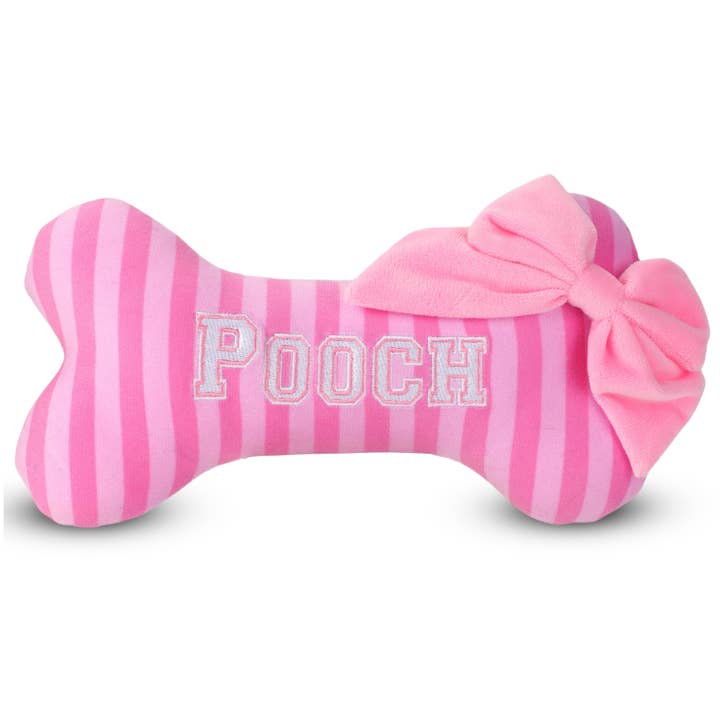 Pooch Bone – Plush Squeaky Designer Dog Toy for wholesale by Chomp Haus