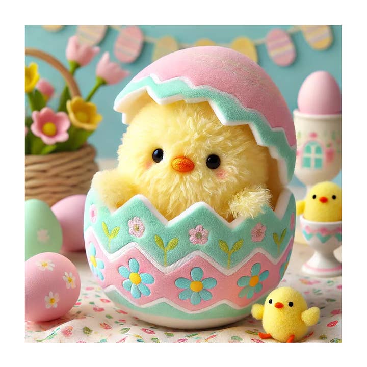 Festlig påskkyckling och ägg plyschfyllda leksaker för barn för wholesale av PR GROUPS LLC