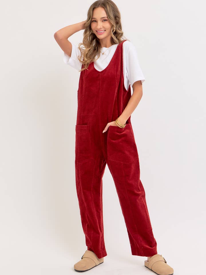Sweet Lovely by Jen - Wholesale Overalls - Women's - PULL-ON-STYLE CORDUROY OVERALL JUMPSUIT17