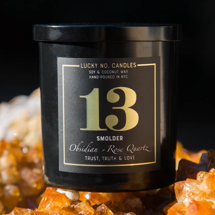No.13- Smolder Candle for wholesale by Lucky No. Candles