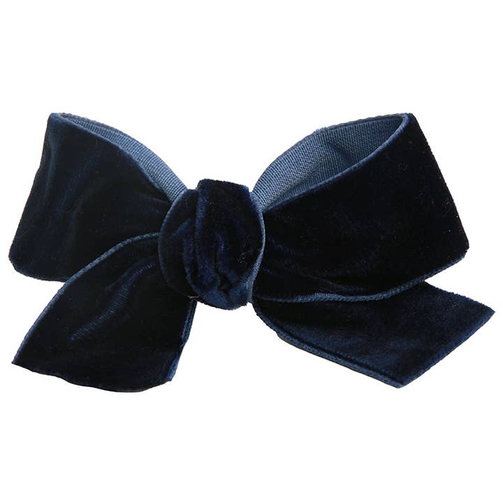 Sparkle Sisters by Couture Clips - Wholesale Hair Bow - Kids - Velvet Bow Clip1
