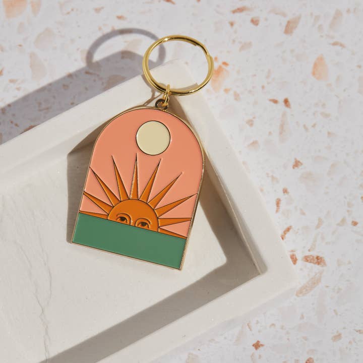 cai & jo - Wholesale Keychain - Women's - Setting Sun Keychain