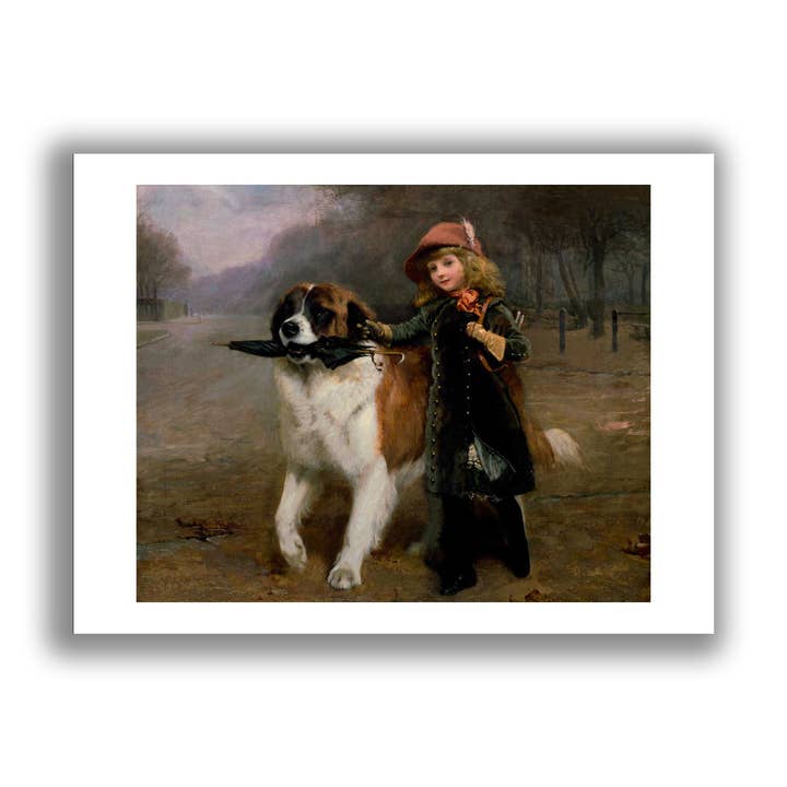 Fine art print Off to School unframed wall art for wholesale by Go To Design