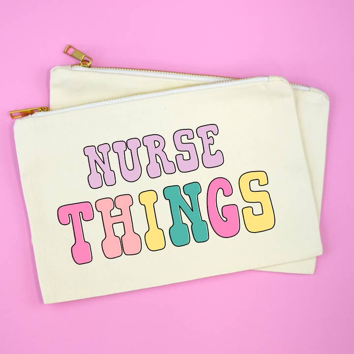 Nurse Things Cosmetic Bag, Makeup Bag, Nurse Appreciation for wholesale by Mugsby