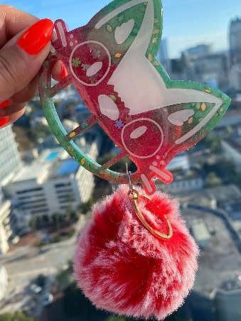 Chaveiro de autodefesa inspirado em Cheshire Studio Ghibli Catbus por atacado de The Witchin Waifu