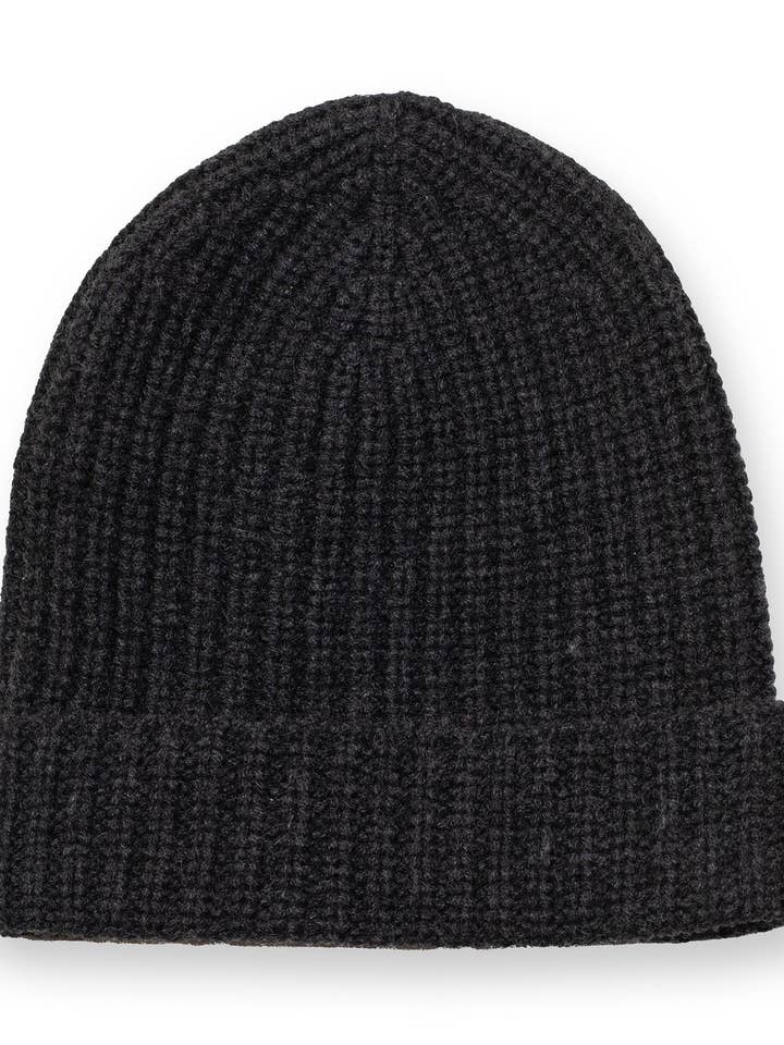 Cashmere Chunky Unisex Beanie | Tara Oriental for wholesale by OO-TO