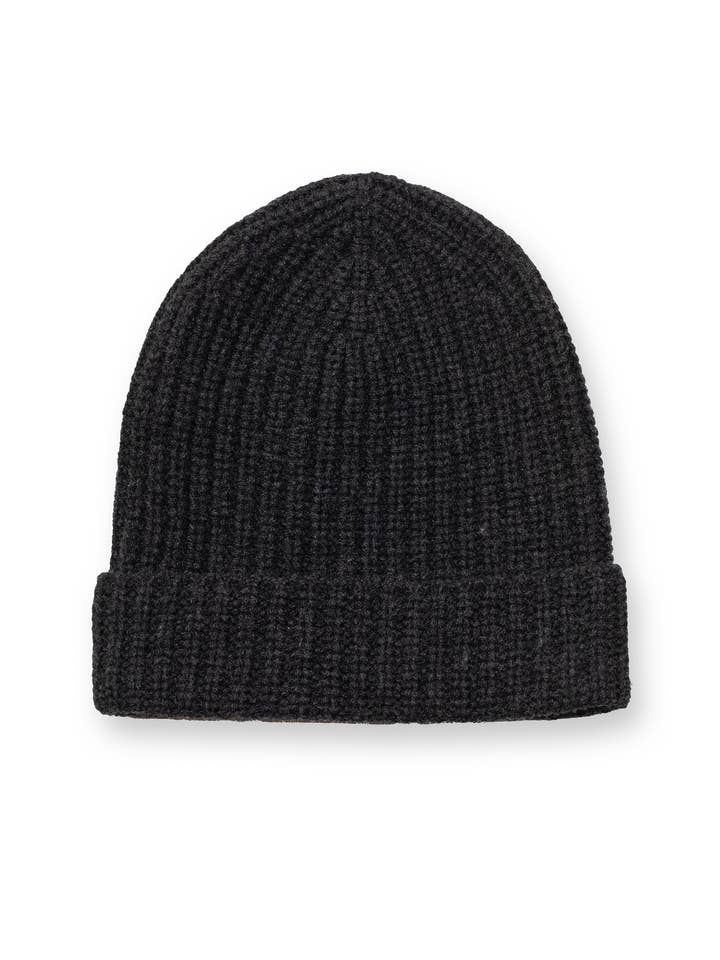 Cashmere Chunky Unisex Beanie | Tara Oriental for wholesale by OO-TO