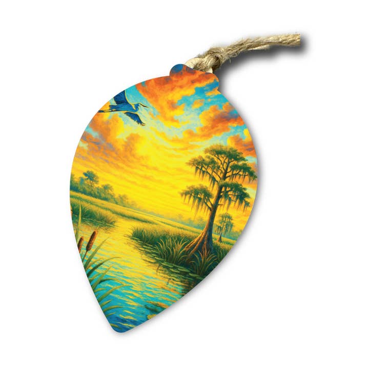 Wooden Everglades Puzzle Ornament – Nature Gift for wholesale by The Product Barn