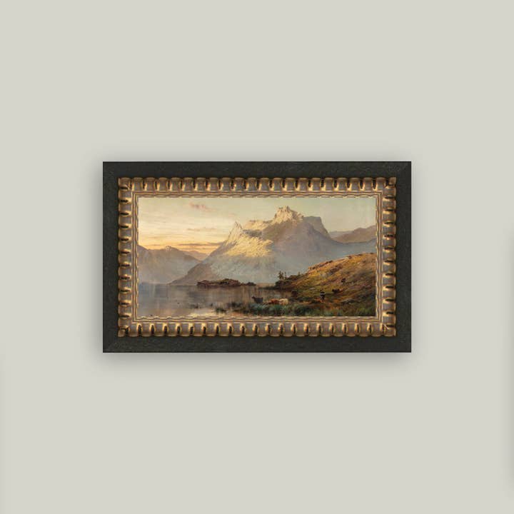 Petal Lane Home - Wholesale Art Print - Peaks of the Western Highlands Framed Antique Art1