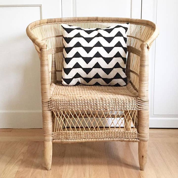Malawi Cane Chair - Natural for wholesale by Mbare Home + Gift