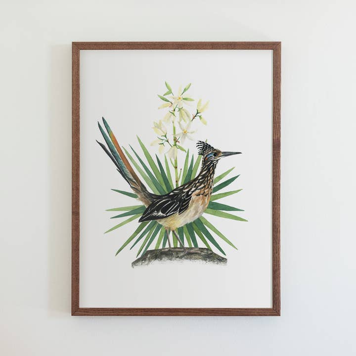 50 States of Beauty - Venta al por mayor Ilustración - Impresión de correcaminos de Nuevo México1