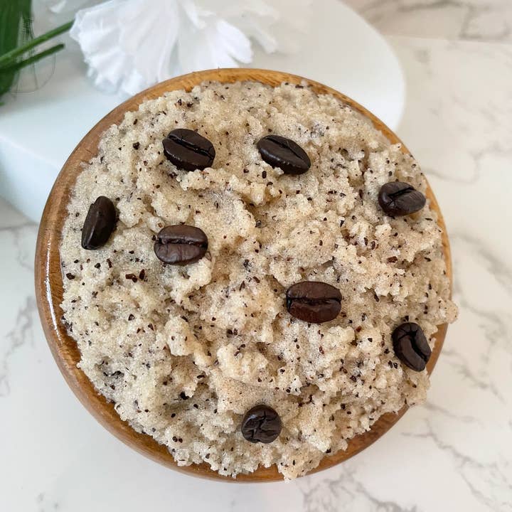 Mellow Melanin LLC - Wholesale Body scrub/exfoliant - Coffee and Manuka Honey Sugar Scrub1