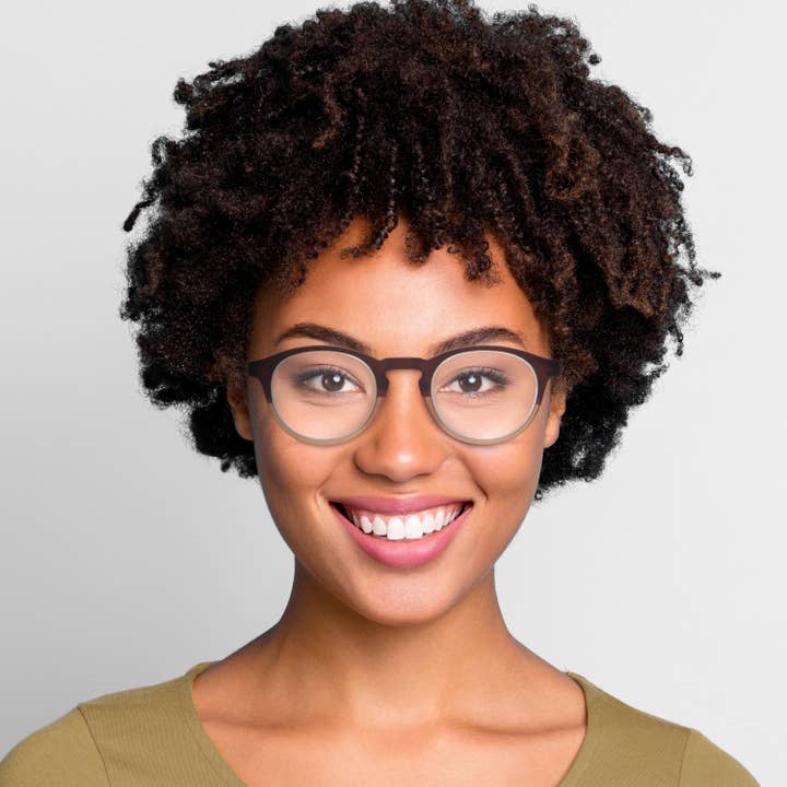 Studio by icu eyewear - Vente Lunettes de vue – femme - Lunettes de vue Laredo à motif de grain de bois avec monture mate8