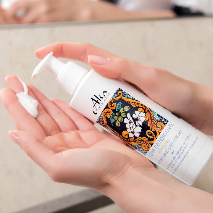 Alia skin care – Engroshandel Ansigtsrens – Fugtgivende rensecreme med ekstra jomfruolivenolie3