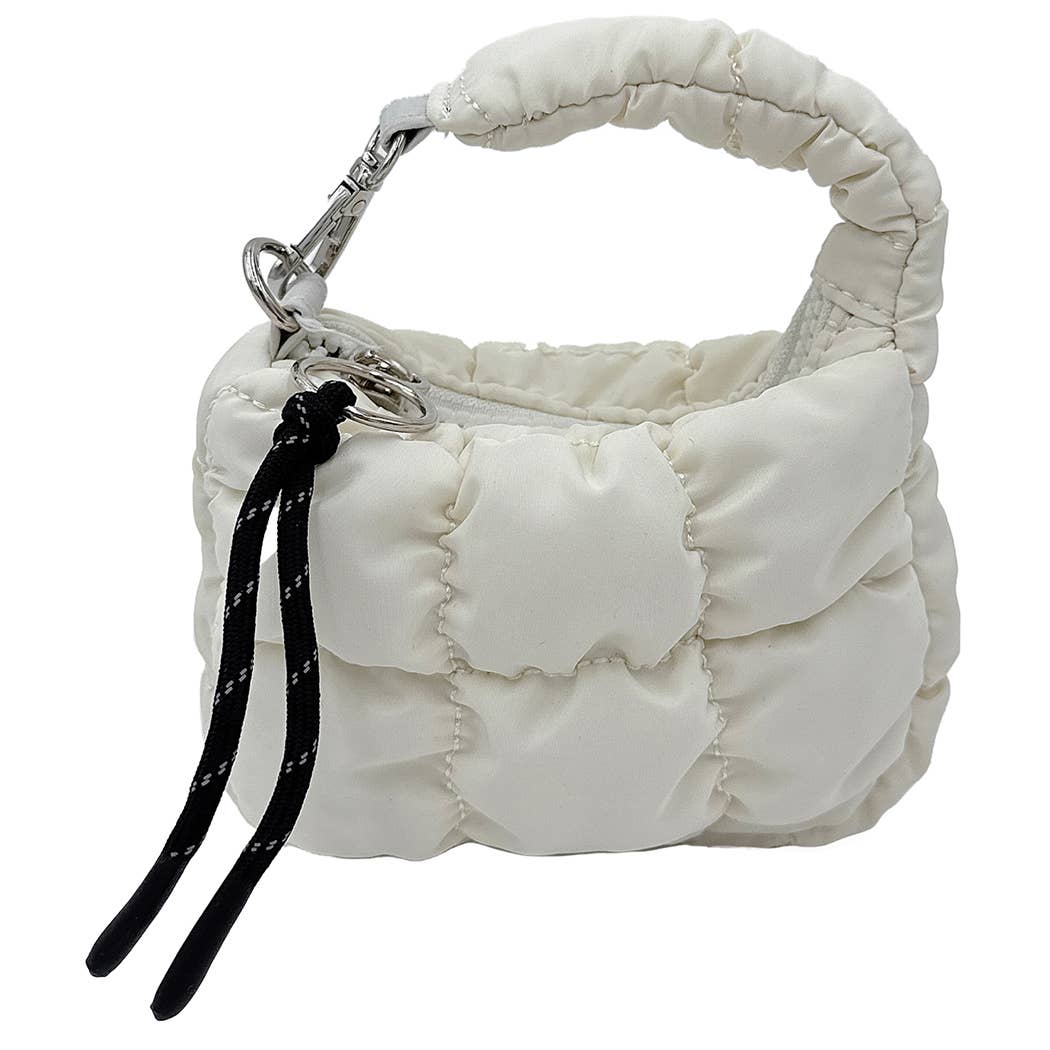 Fashion City – Porta-chaves - Mulher por atacado – Porta-chaves com Bolsa Acolchoada Miniatura9