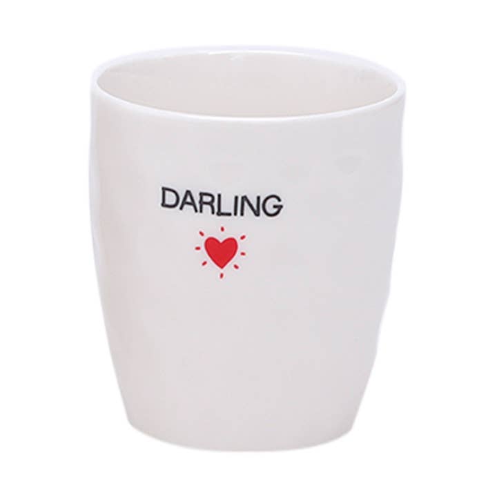 Opjet Paris - Wholesale Drinking Glass/Cup - Darling message cup D7.3 H8.2cm0
