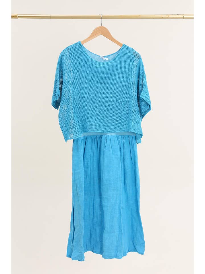 la maison des fibres naturelles – Vestido - Mulher por atacado – Vestido 19056 100% algodão22