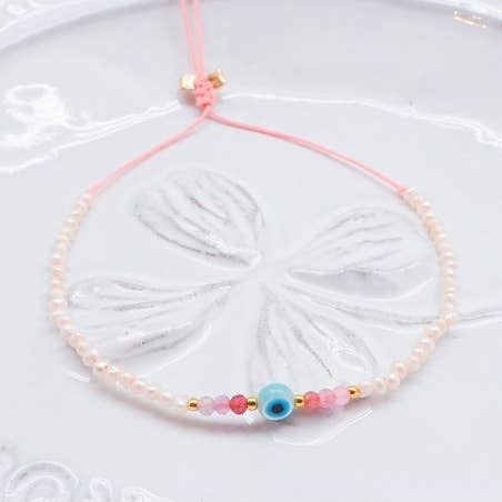 Candies øjenarmbånd, perler og flerfarvede spineller for engroshandel hos by Johanne