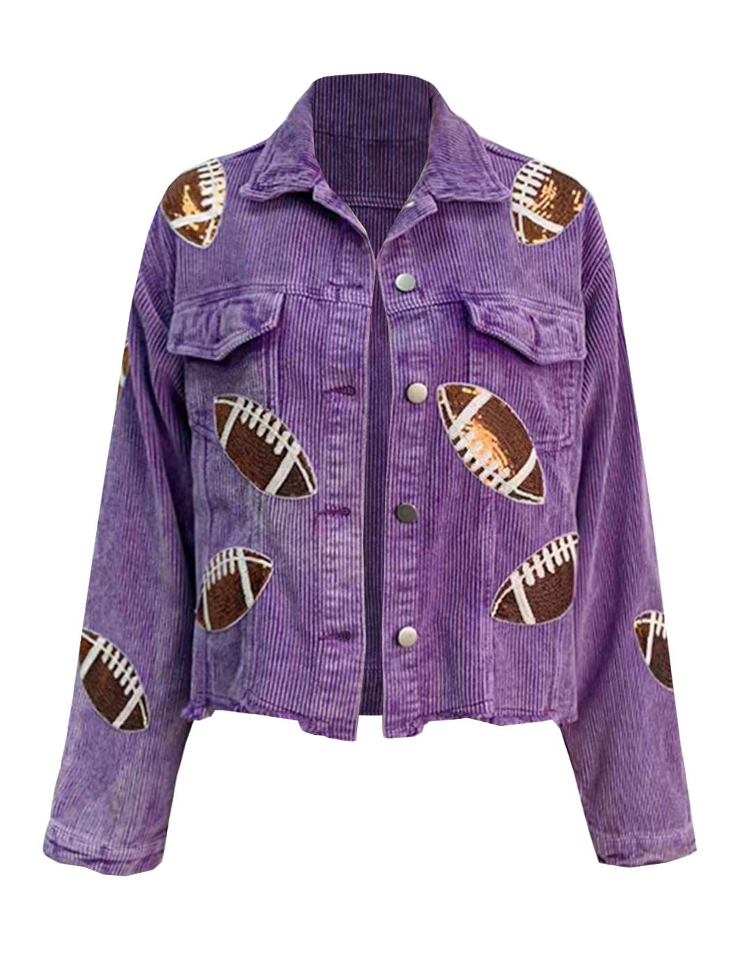 HIDDENBRAND - Wholesale Jacket - Women's - Boyfriend Oversized Corduroy Jacket3