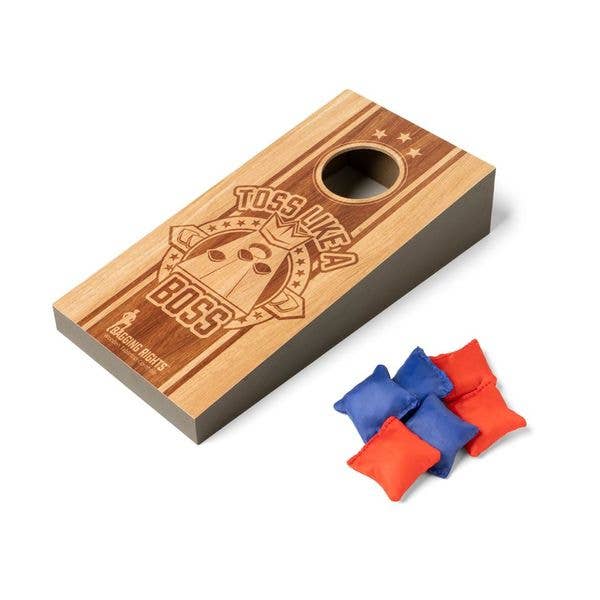 DM Merchandising - Wholesale Cornhole - Modern Monkey Bagging Rights Wooden Tabletop Cornhole5