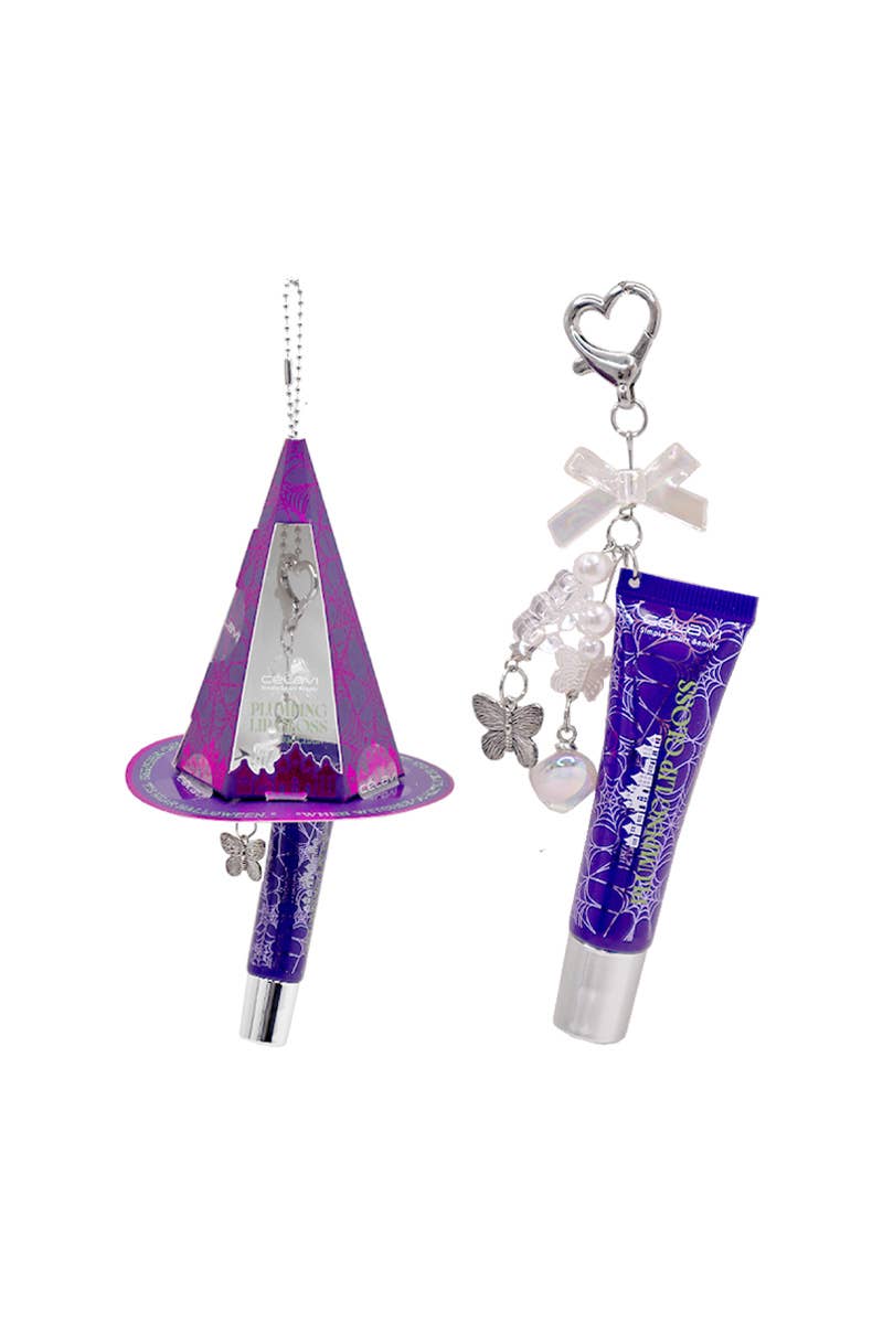 PINEAPPLE Beauty – wholesale Lip-gloss – Celavi LP012W Halloween Plumping Lip Gloss with Keychain -120