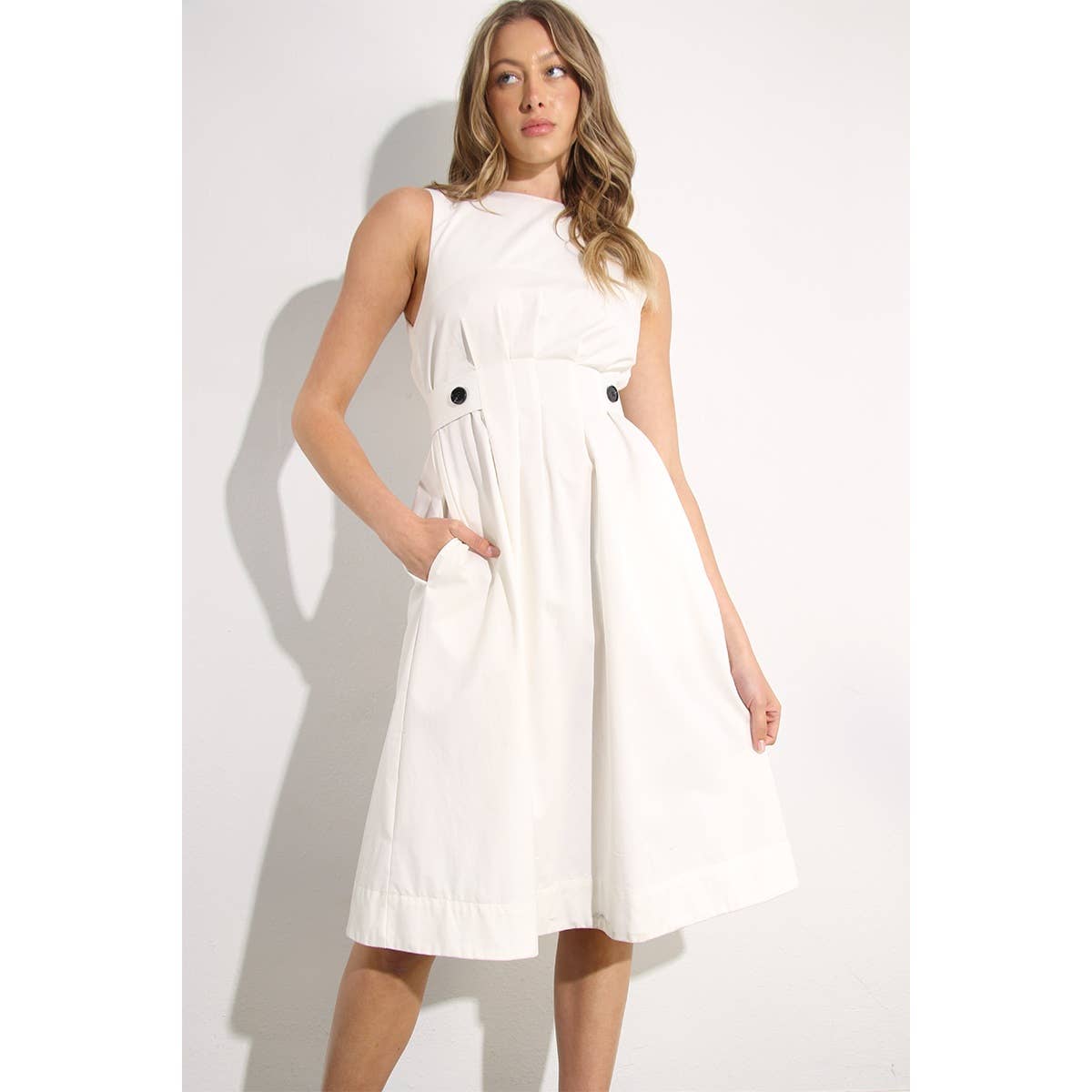 Mulla - Vente Robe – femme - ROBE PLISSÉE EN COTON31