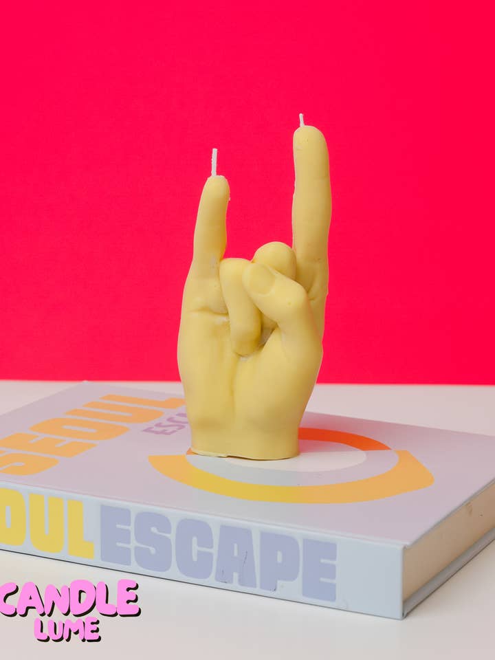 Rock On Candle for wholesale by Candle Lume