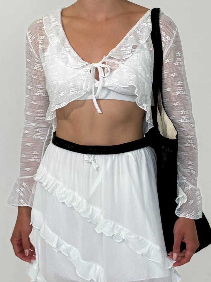 Flower Mist Cardigan for wholesale by Dessin Studio