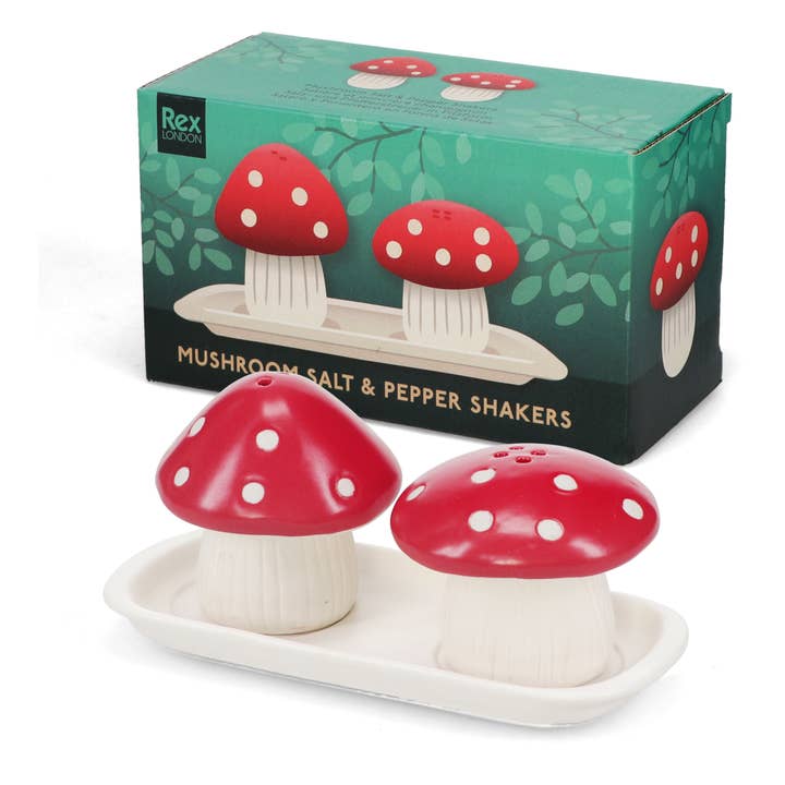 Ceramic salt and pepper shakers - Mushroom for wholesale by Rex B2B - UK