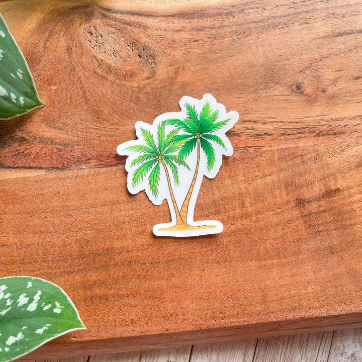 The Nosy Gal - Wholesale Sticker - Palmeras Waterproof Sticker2