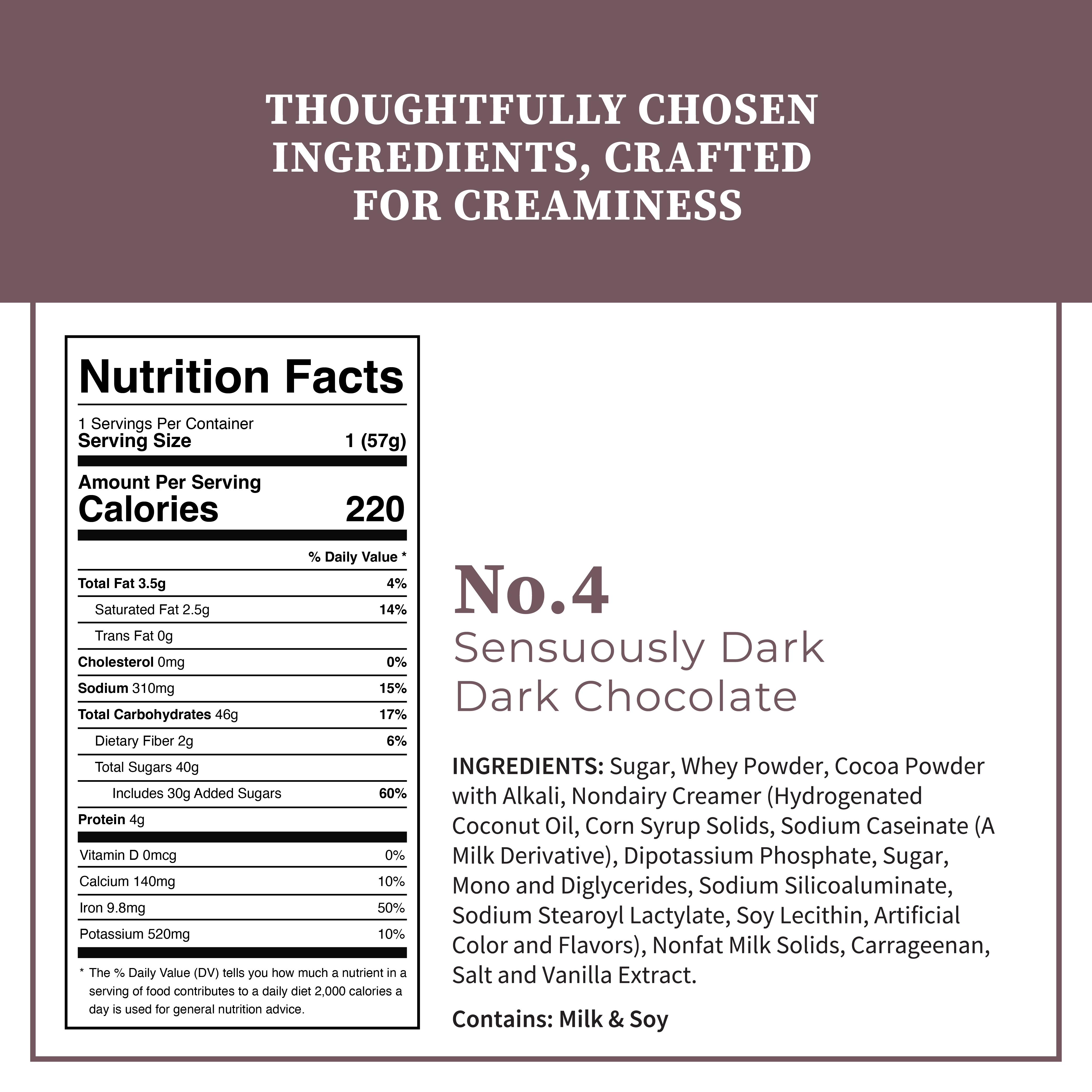 Cup of Coa Inc. - Wholesale Hot Cocoa Mix/Kit - Case of 48 Single Serves | No. 4 Sensuously Dark3