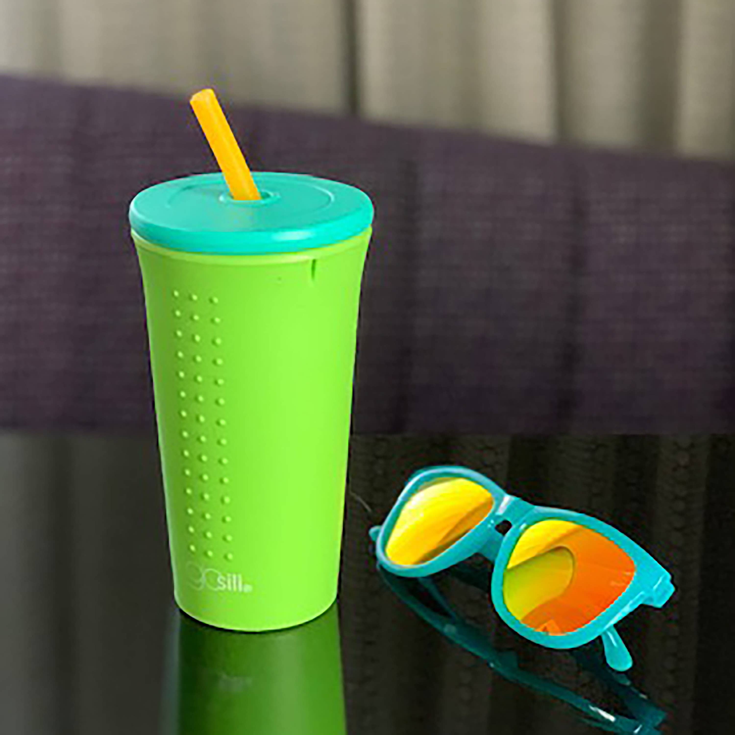 GoSili - Venta al por mayor Vaso/copa - Vaso con pajita de silicona de 16 oz18