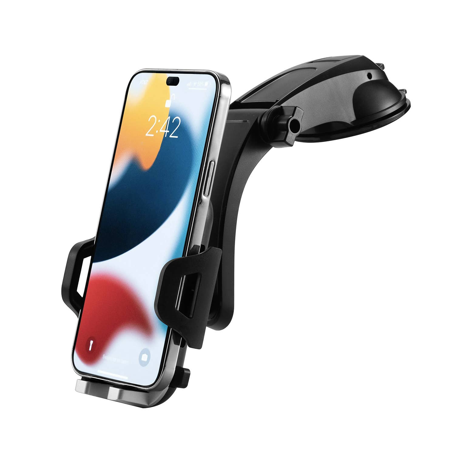 LAX Gadgets - Wholesale Car Decorative Charm - Unisex - Dashboard Cradle Mount Cell Phone Holder with Retail Pack1