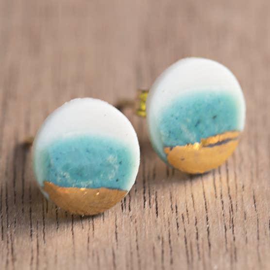 Lanikai Stud Circle (55-LSC) for wholesale by Almeda Jewelry