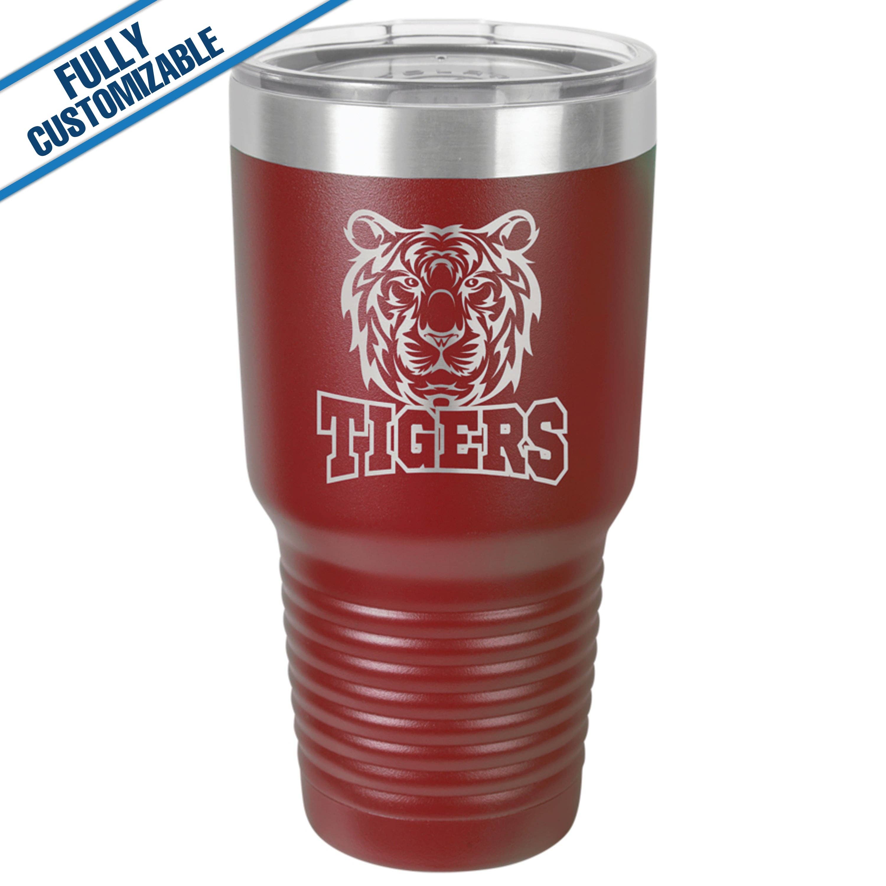 GiftWorksPlus - Wholesale Insulated Mug/Tumbler - 30oz. Engraved Tumbler with Flip Lid - Fully Customizable12