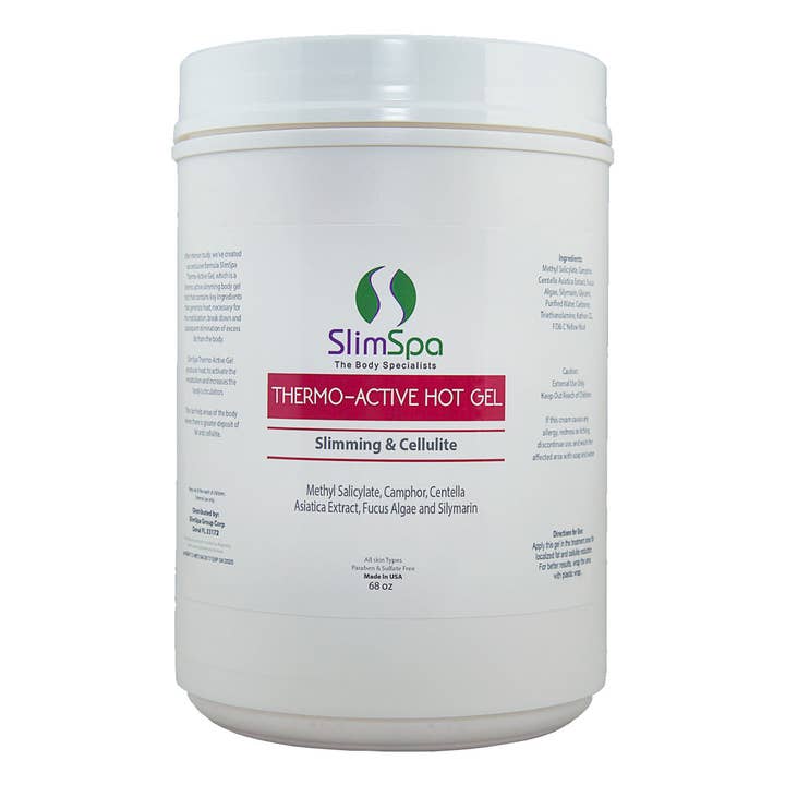 Thermo Active Hot Gel 64oz - Professional Fat Burning Cellulite Treatment for wholesale by SlimSpa The Body Care Specialists