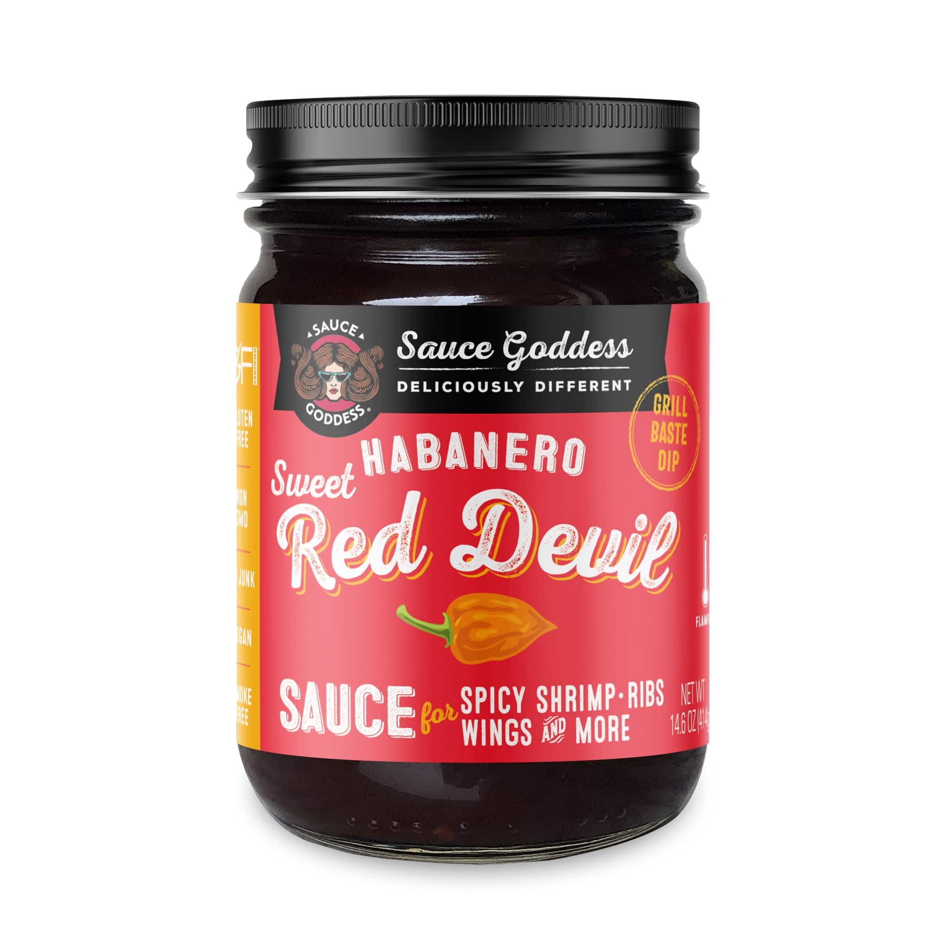 Sauce Goddess - Vente Sauces piquantes - Sauce Habanero Sweet Red Devil