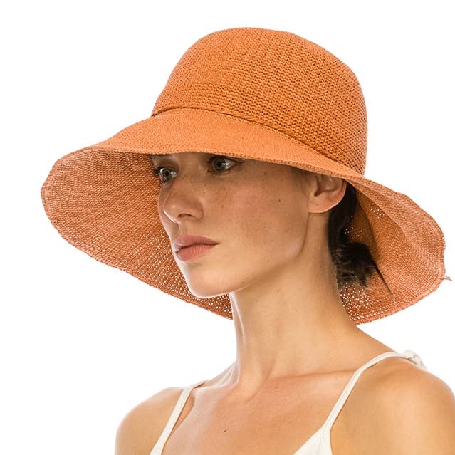 DNMC - Wholesale Straw Hat - Women's - Handmade Fine Straw Sun Hat - 8 Colors!