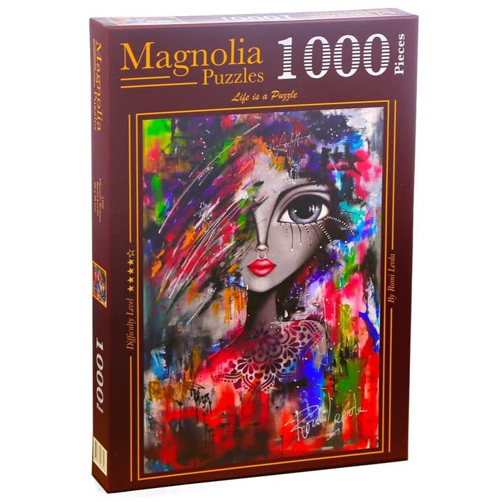 Magnolia Puzzle 1706 Chaotic Beauty Romi Lerda Special Edition 1000pc Jigsaw Puzzle for wholesale by The Weekend Hub