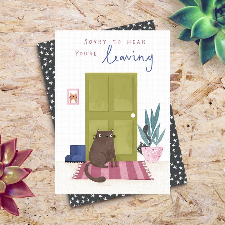 Dandelion Stationery – wholesale Goodbye card – Sorry You're Leaving