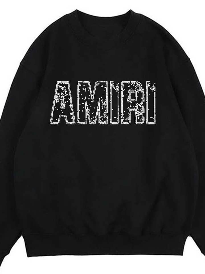 M7798-SW AMI grafiska sweatshirts för wholesale av HARANG