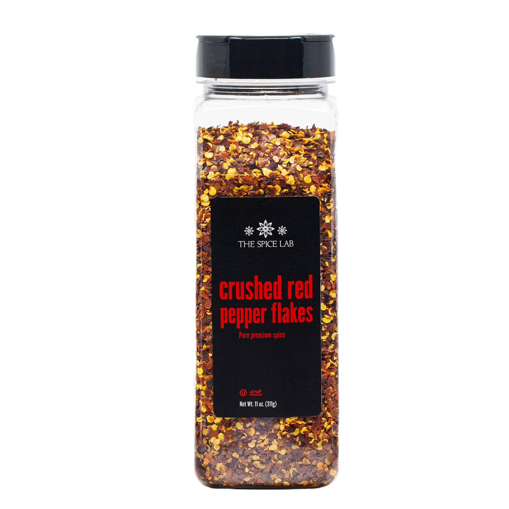 THE SPICE LAB - Wholesale Dried Spice Mix - Crushed Red Pepper Flakes - Case of 6 - 11 oz Kilo Jars 0