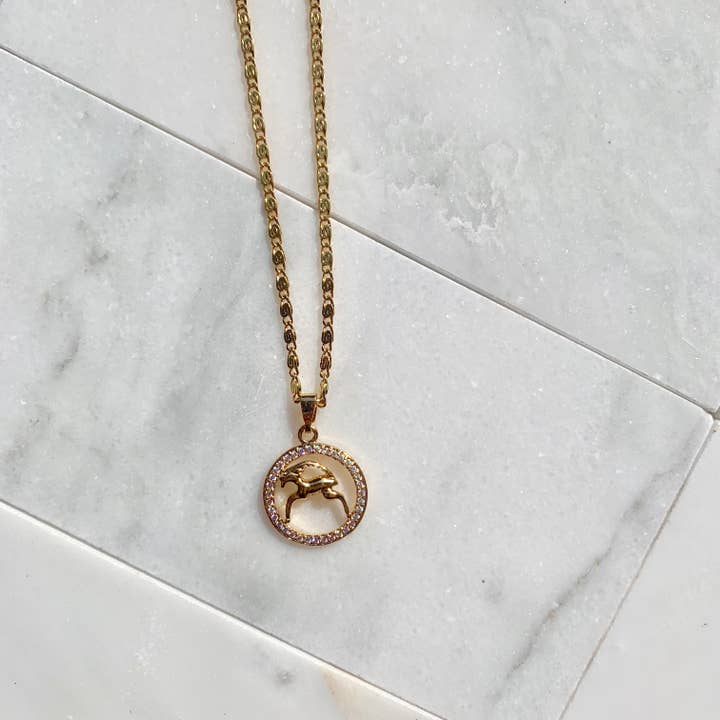 Collier Capricorne du Zodiaque pour la vente par House of Au.ORA