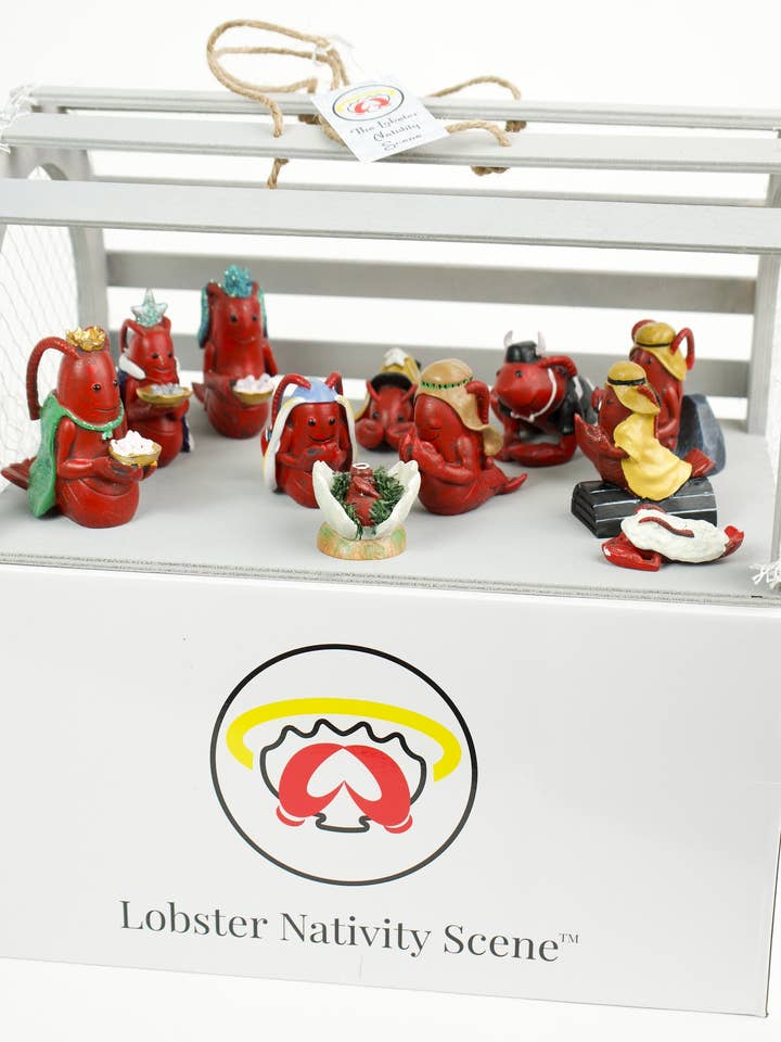 Lobster Nativity Scene | Full Set for wholesale by Lobster Nativity Scene