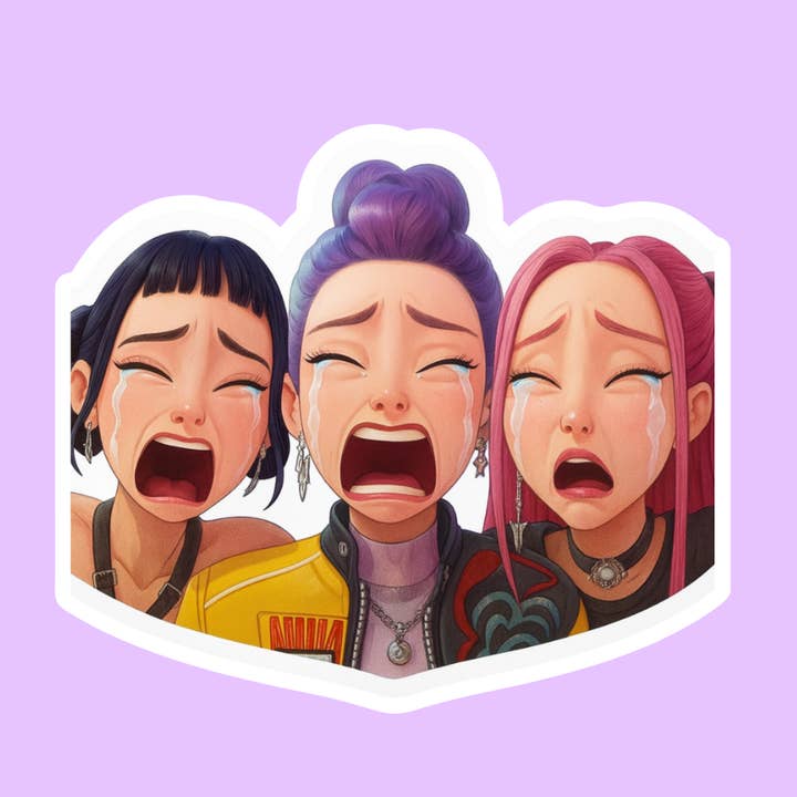 Shadows of Sunshine - Wholesale Sticker - Crying Huntrix K-Pop Inspired Sticker0