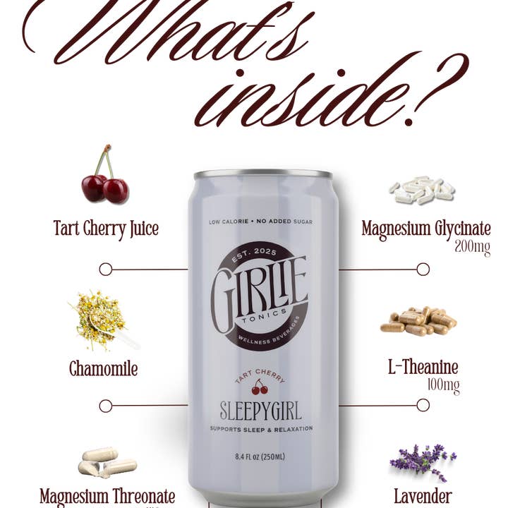 Girlie Tonics - Wholesale Powdered Health Drink - SleepyGirl Sleep + Relaxation Support Tonic2