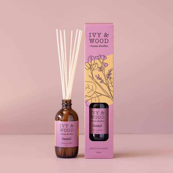 Homebody: Santal Reed Diffuser for wholesale by Ivy & Wood