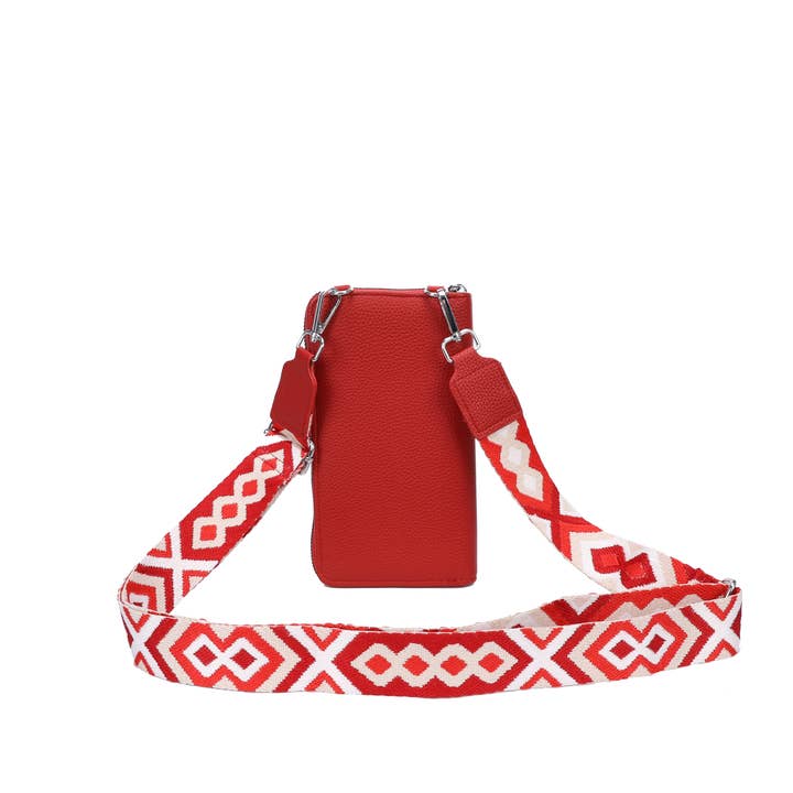 LINETA - Wholesale Shoulder Bag - Women's - Y-95-25 Synthetic Leather Phone Crossbody Bag