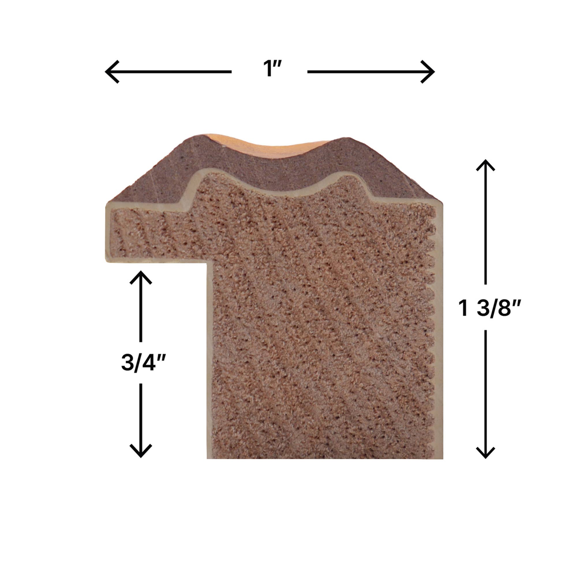 Dark Brown Bamboo 1" Wide Picture Frame for wholesale on Faire4