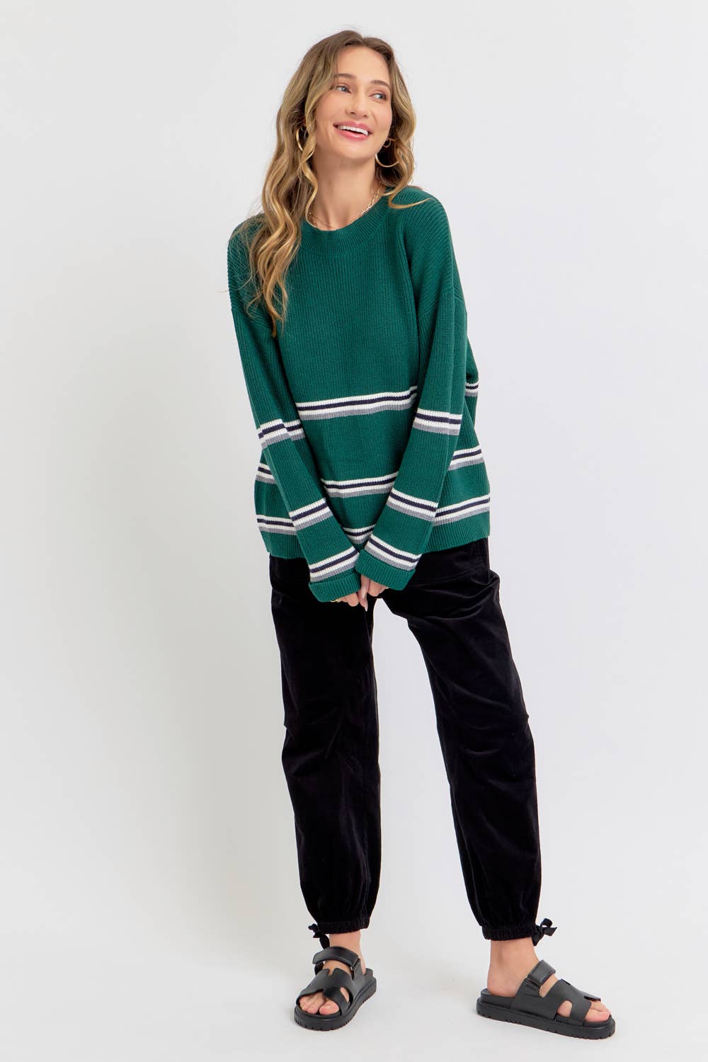 Sweet Lovely by Jen – Engroshandel Pullover - Dame – STRIBET STRIKTOP/SWEATER26